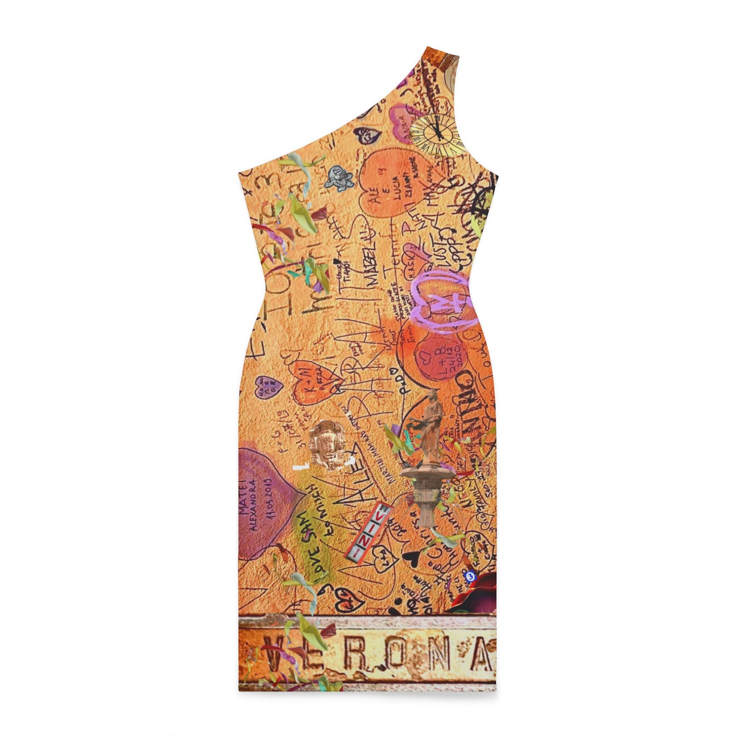 Shoulder Dress (AOP)