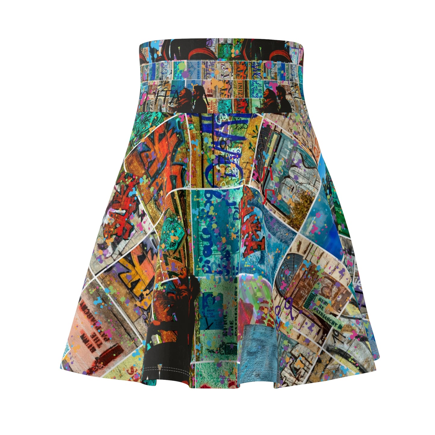 *Casual Flowing Skate Skirt for Fun Casual Days with One-of-a-Kind Authenticated Italian artisan design