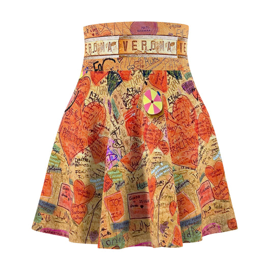 Verona Skater's Skirt With Native Verona Love Worn On All Sides