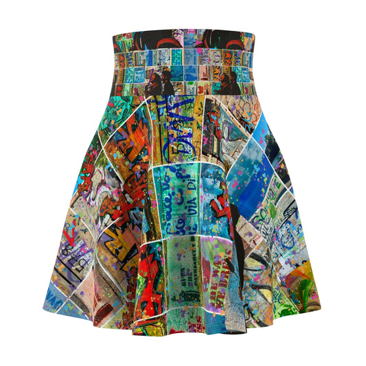 *Casual Flowing Skate Skirt for Fun Casual Days with One-of-a-Kind Authenticated Italian artisan design